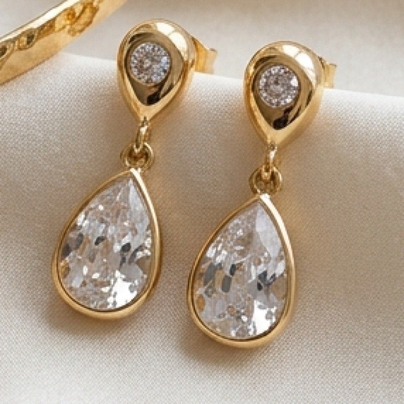 Gold-Tone Statement Earrings