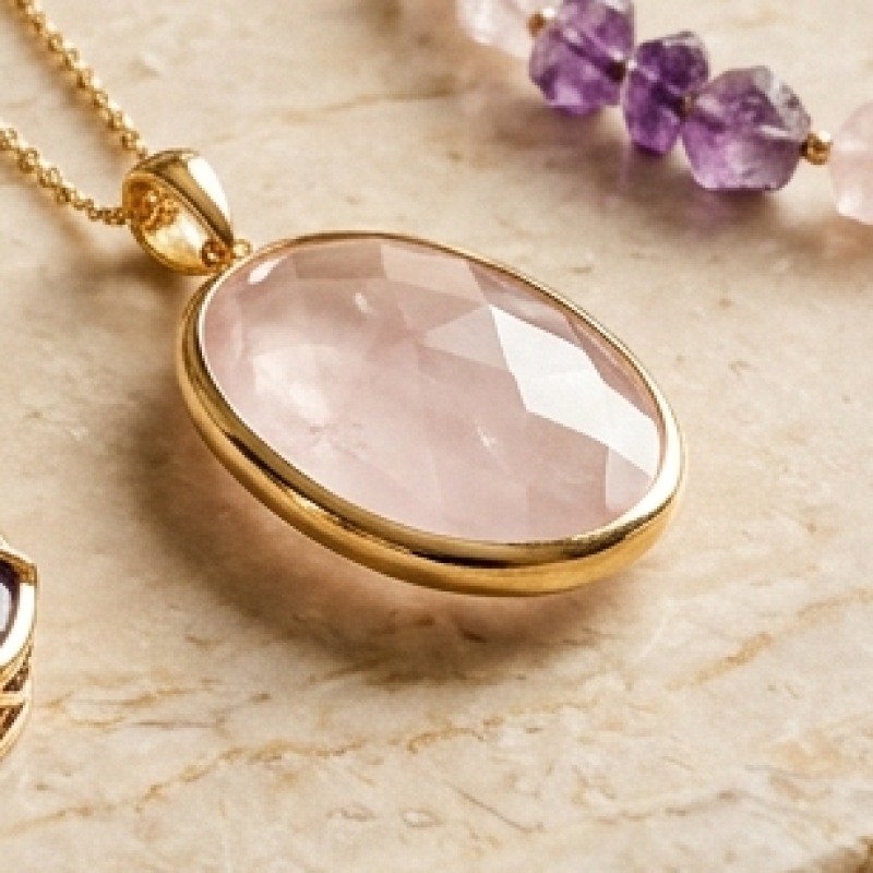 Rose Quartz Pendant